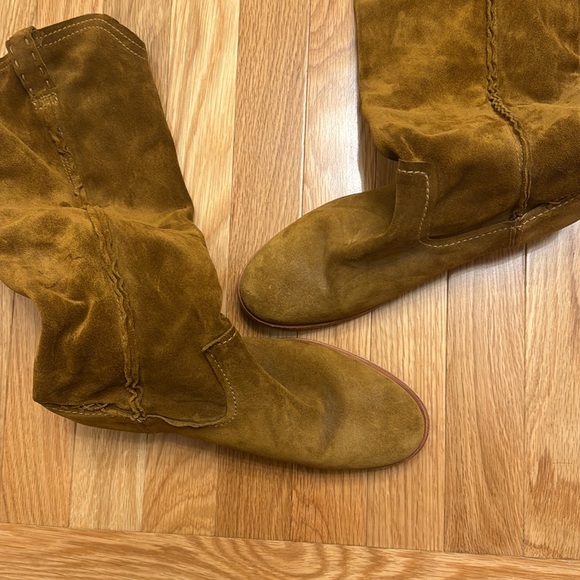 FRYE suede brown boots size 8.5 - Picture 4 of 4